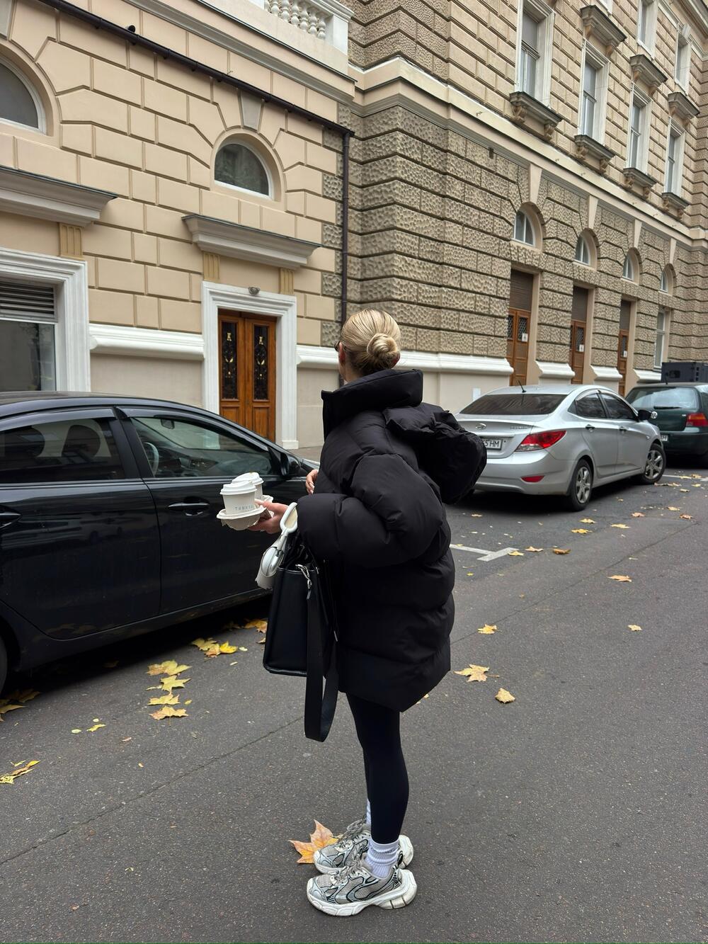 Пуховик "Big love" чорний, м