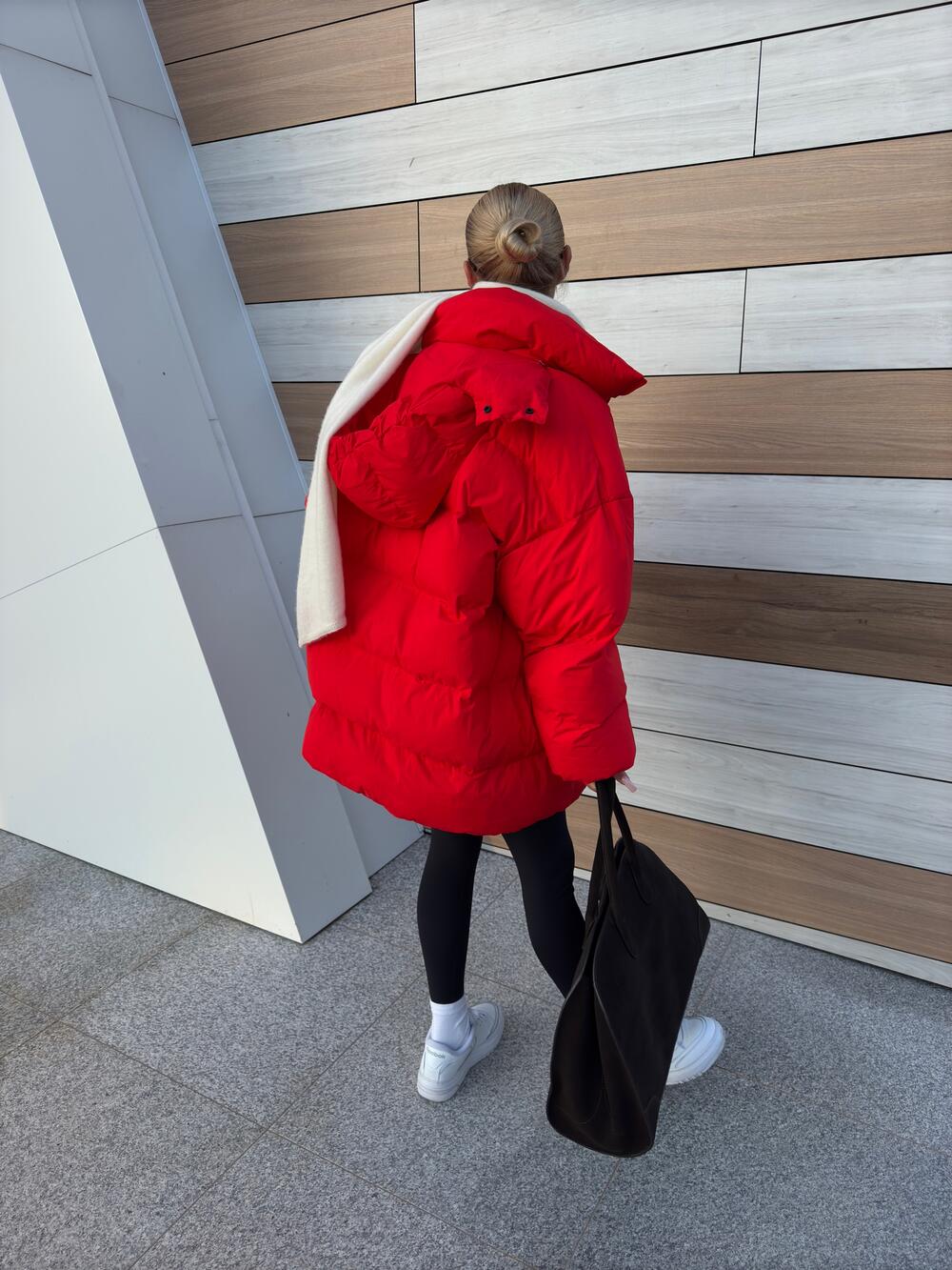 Пуховик "Big love" Червоний, xs