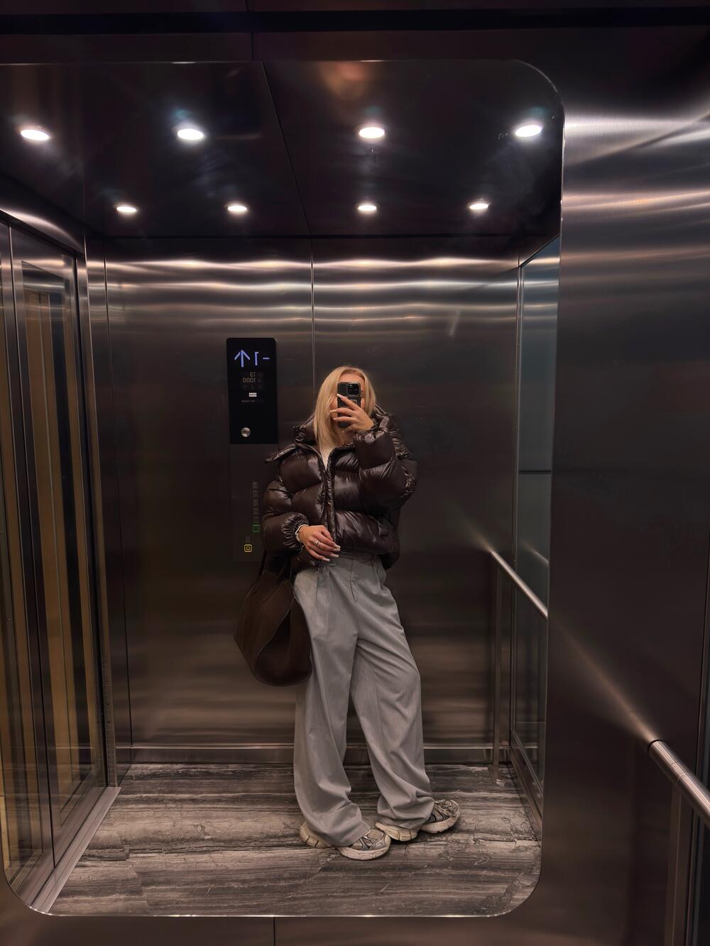 Пуфер "Cropped" Шоколад глянець