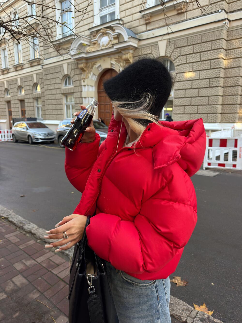 Пуфер "Cropped" Червоний, Універсал