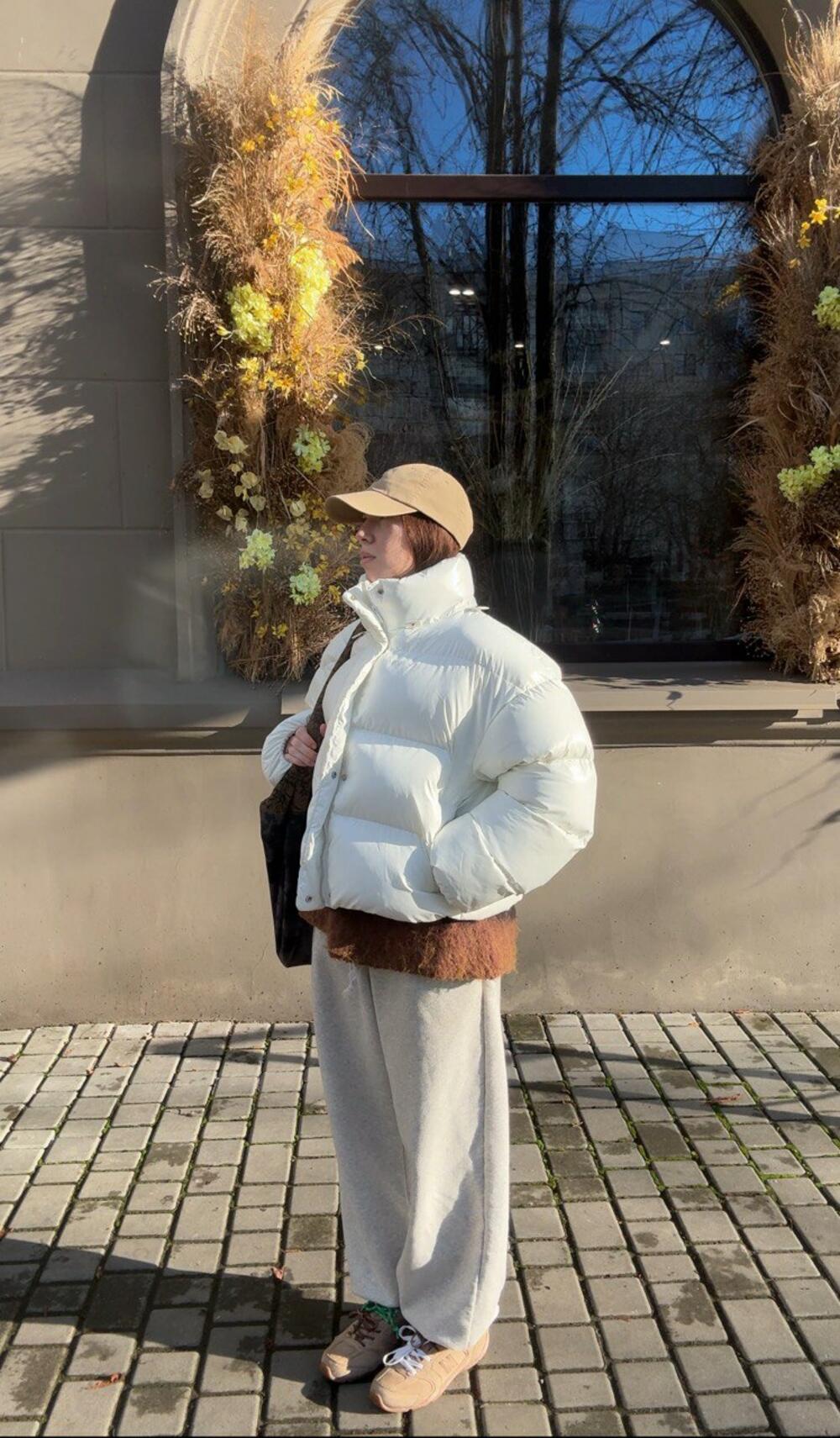 Пуфер "Cropped" Молоко глянець