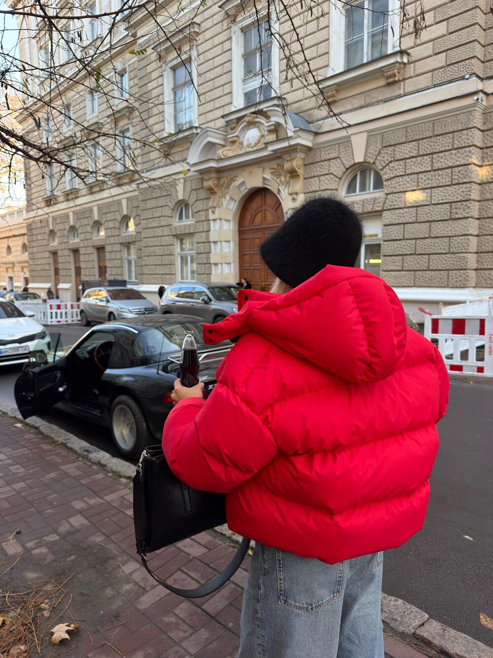 Пуфер "Cropped" Червоний, Універсал