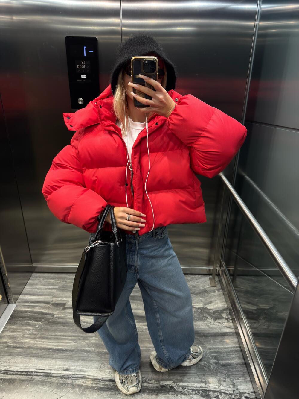 Пуфер "Cropped" Червоний, Універсал