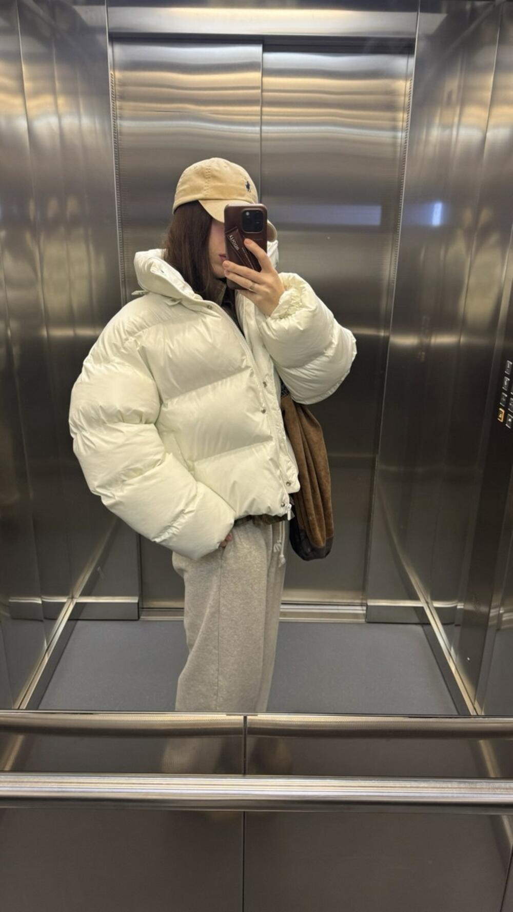 Пуфер "Cropped" Молоко глянець