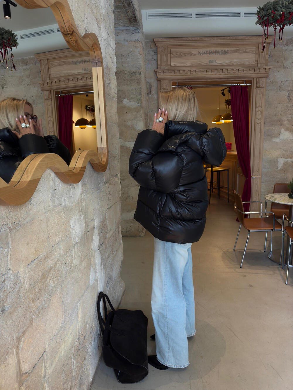 Пуфер 2024 Чорний глянець, Універсал