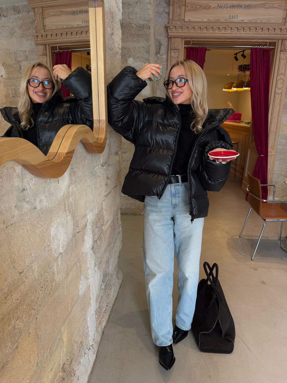 Пуфер 2024 Чорний глянець, Універсал