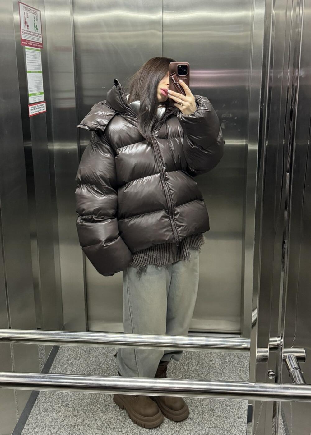 Пуфер 2024 Шоколад глянець, Універсал