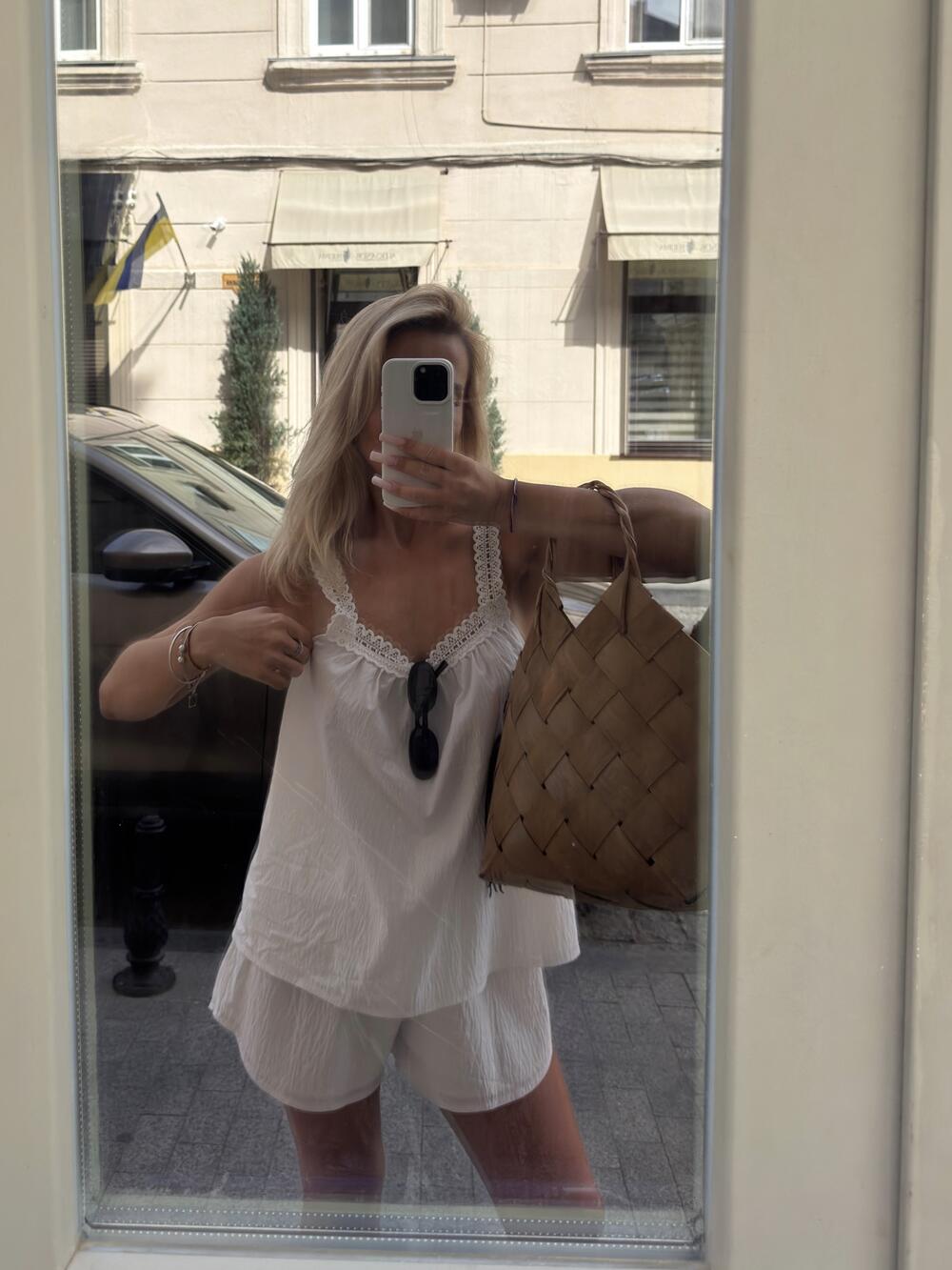 Молочний сет з м'ятої бавовни xs/s