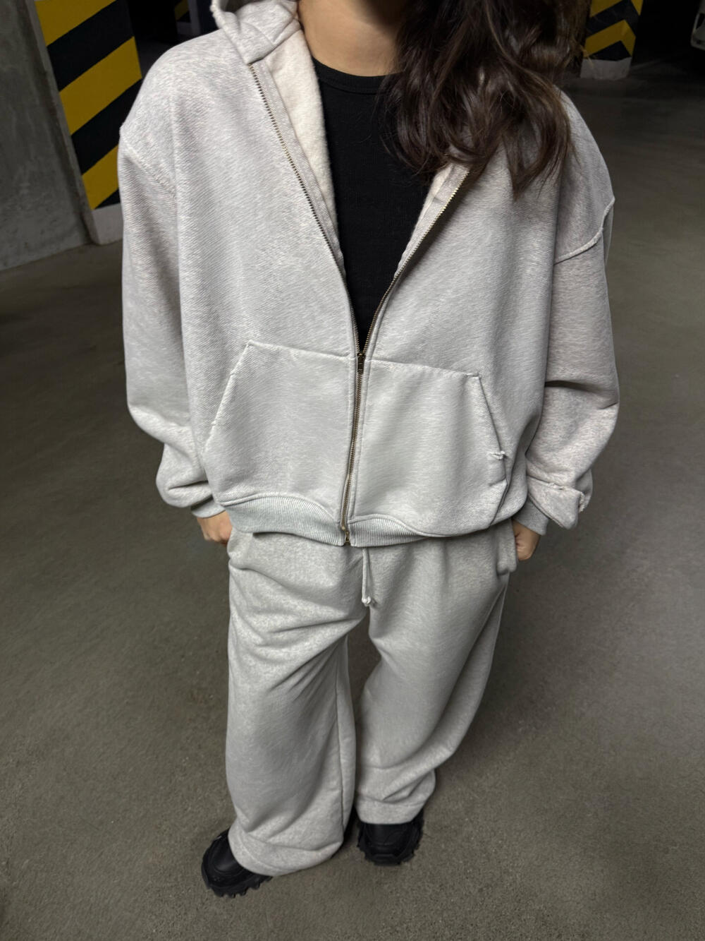 Zip-худі у теплому відтінку l/xl