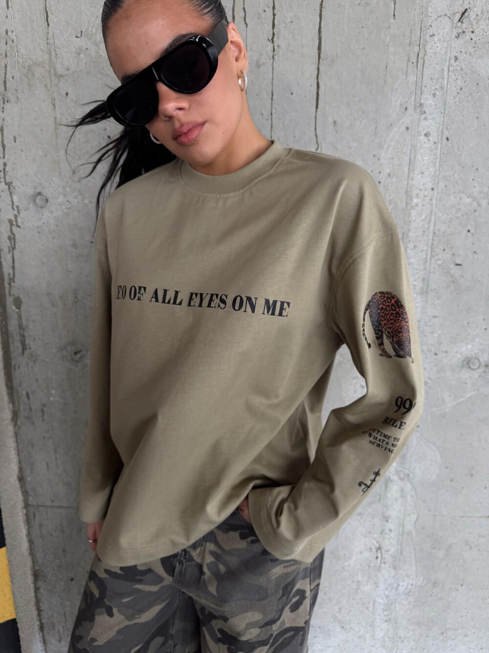 Bad bitches club khaki хакі