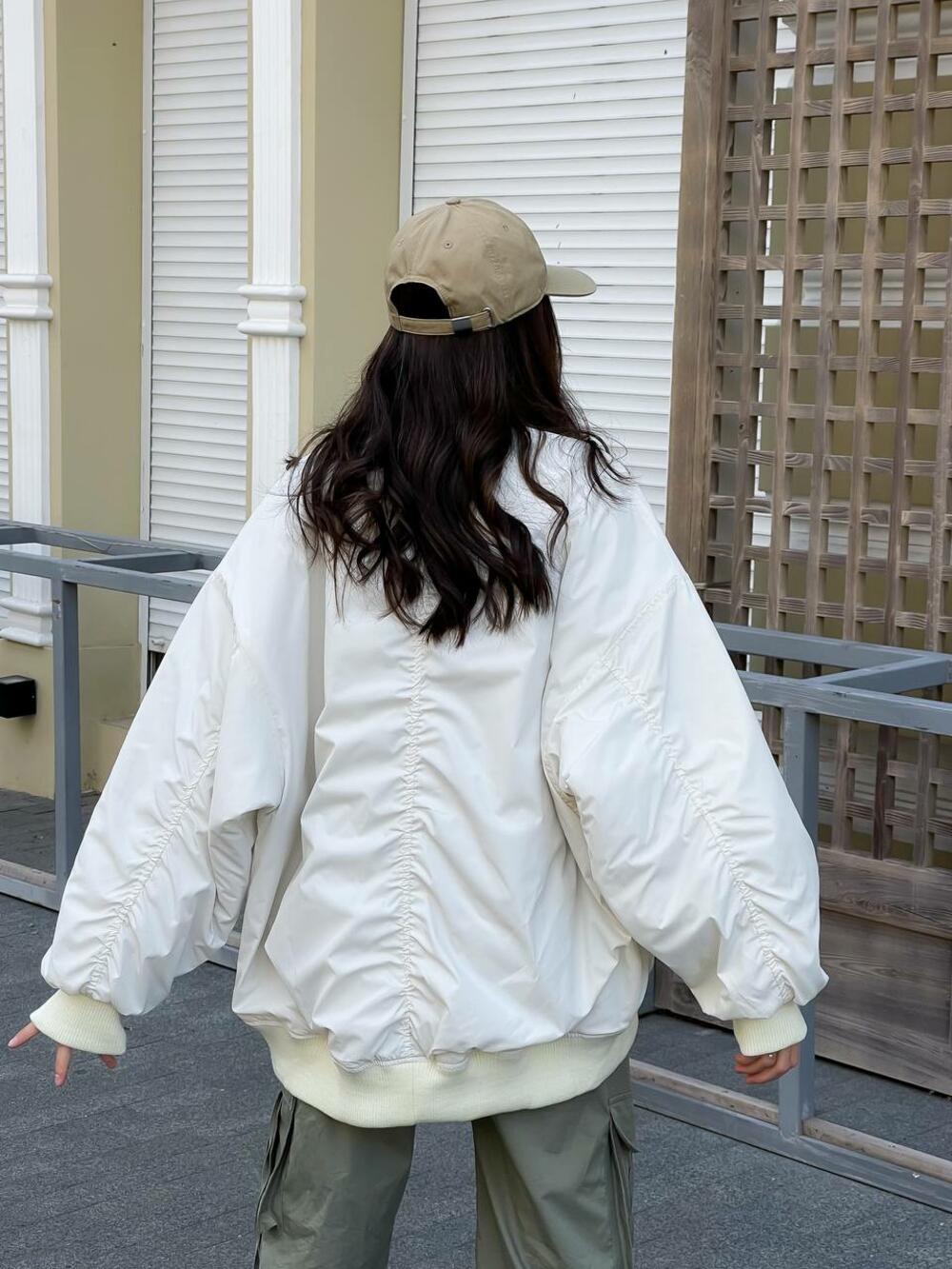 Бомбер демі Крем, l/xl