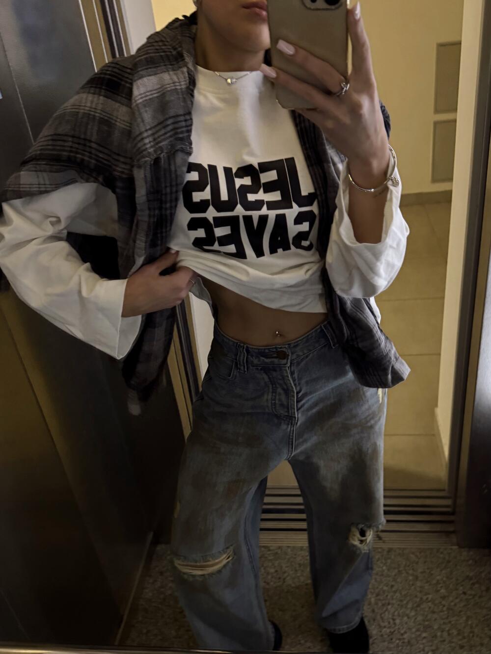 Брудні джинси HUMSMR 100 см, s