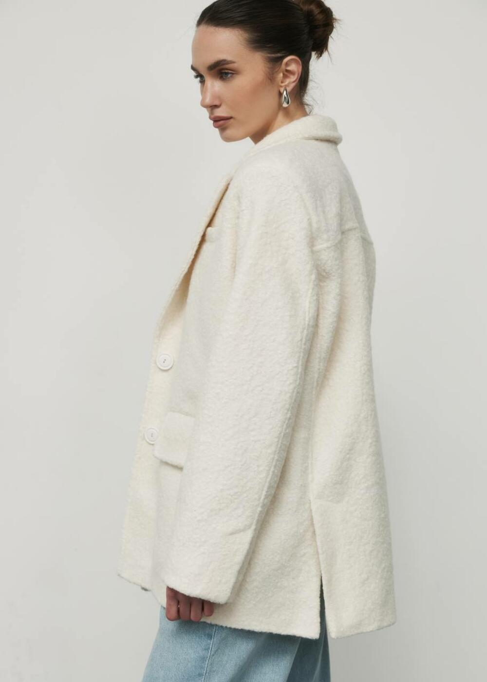 Пальто-піджак Молоко, l/xl