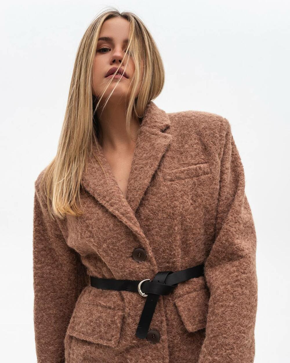 Пальто-піджак Карамель, l/xl