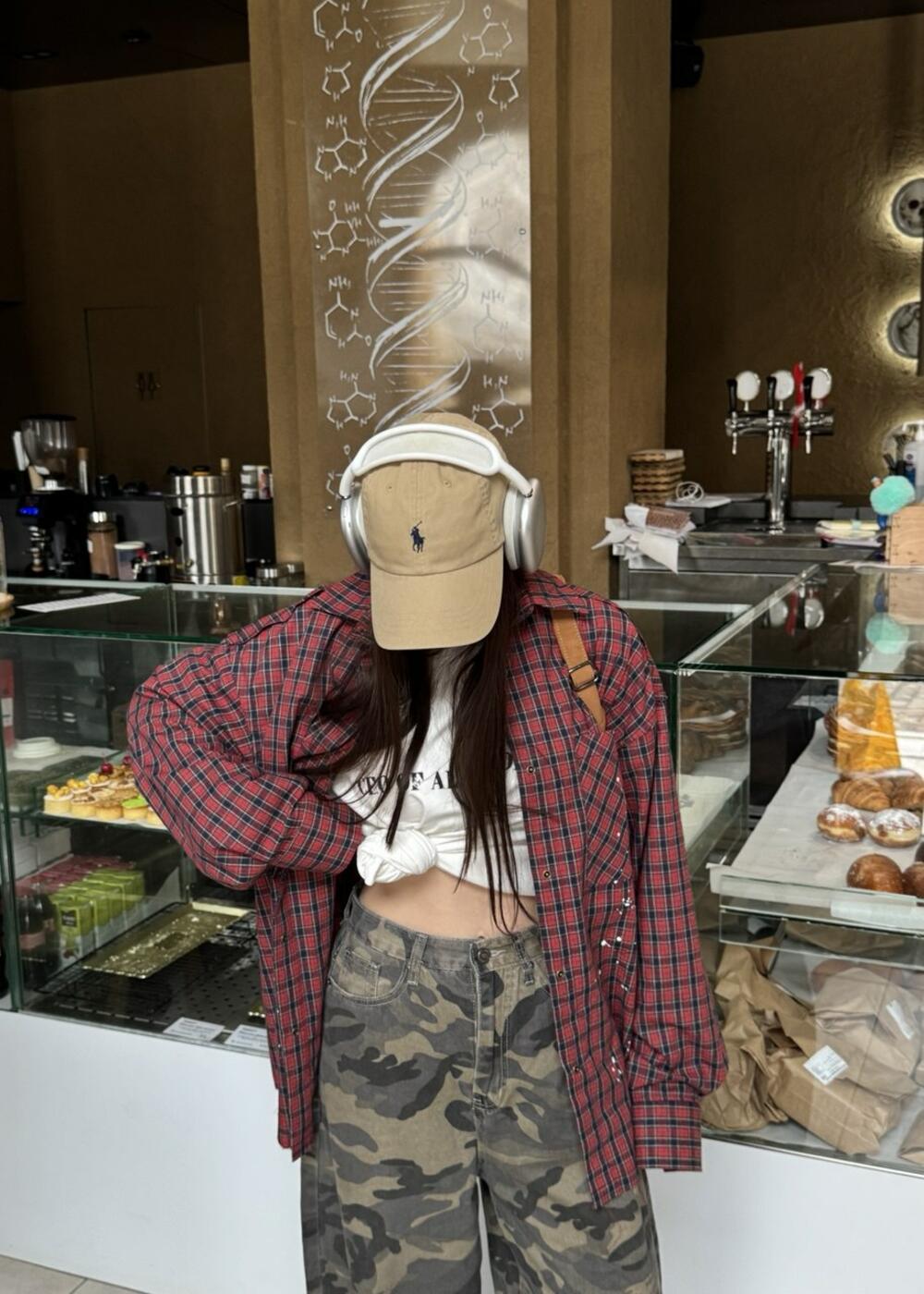 Червона з чорним сорочка у клітинку s/m