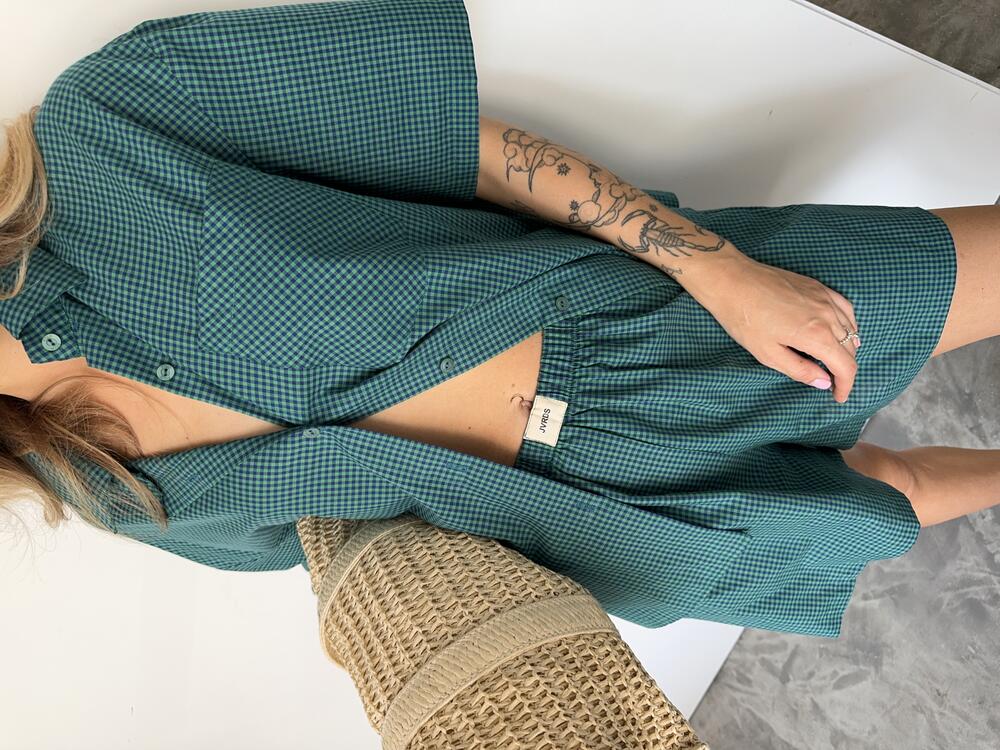 Сорочка з коротким рукавом l/xl