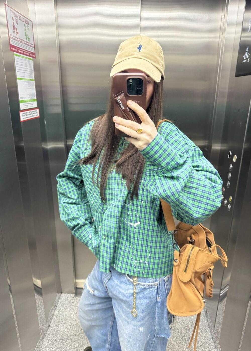 Зелена сорочка кроп Універсал