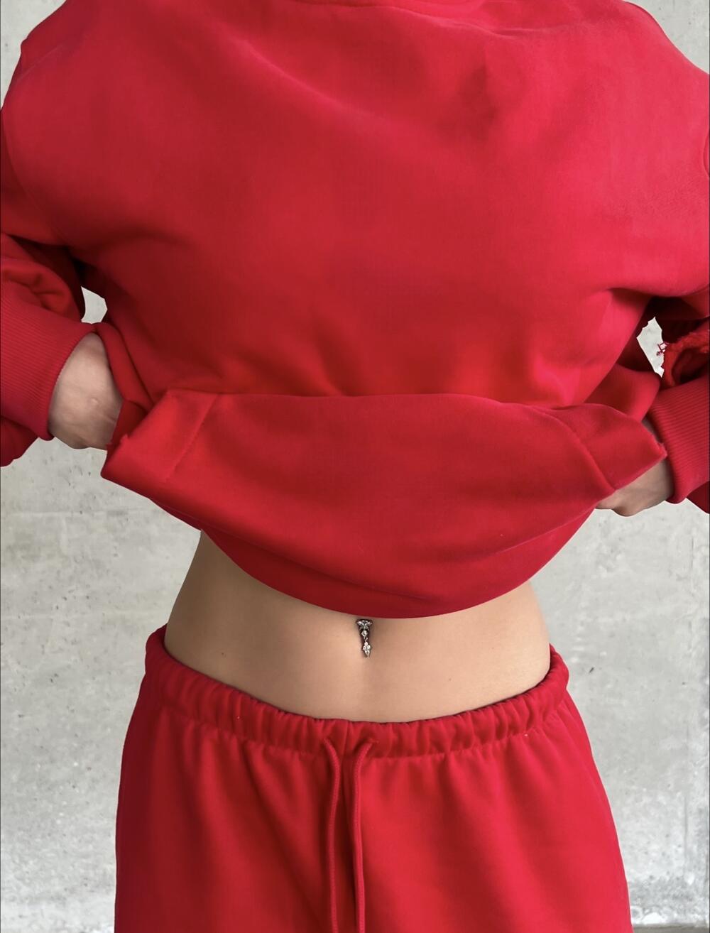 Червоний худі кенгуру s/m