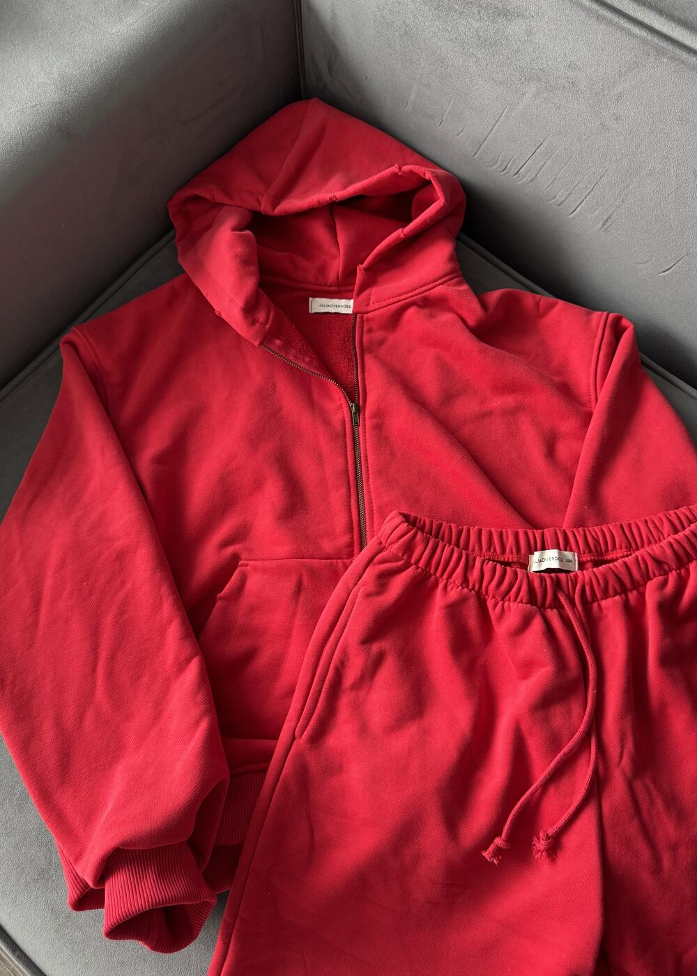 Zip-худі червоний 