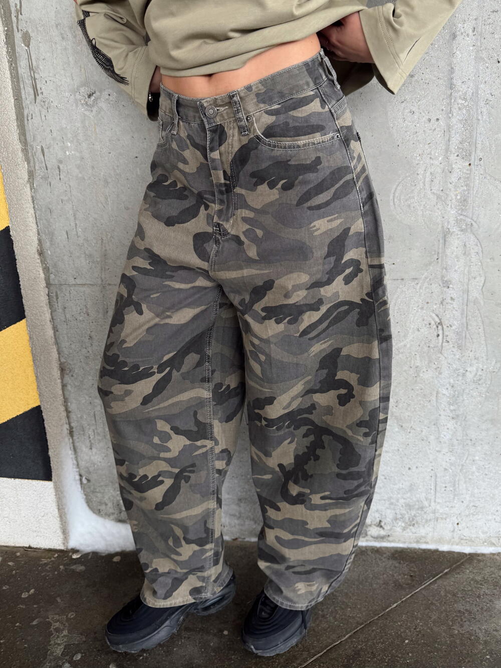 Camo wide jeans 108, м