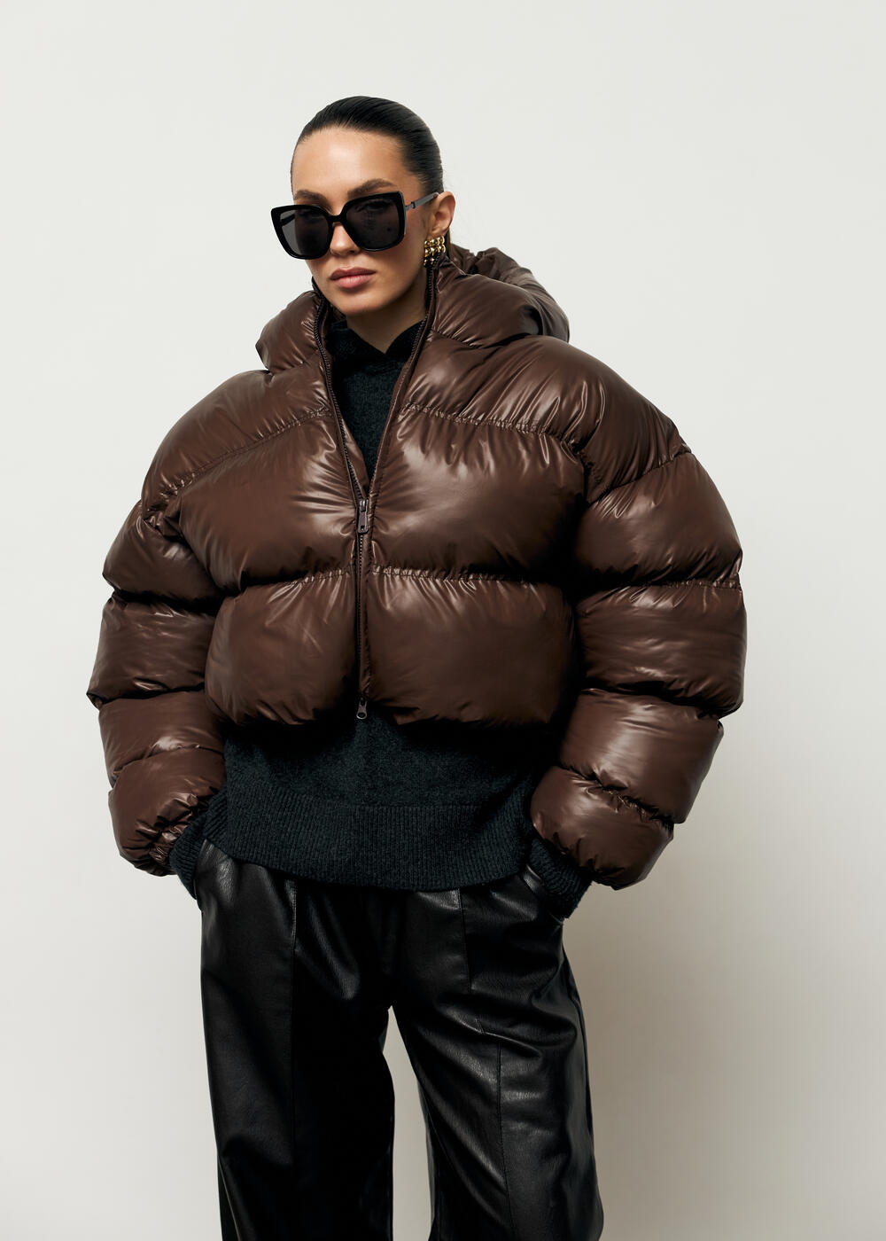 Zephyr Puffer Шоколад глянець, Універсал