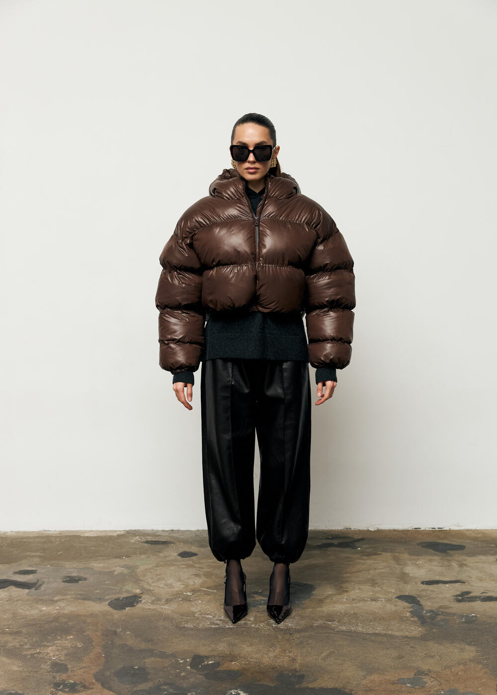 Zephyr Puffer Шоколад глянець, Універсал
