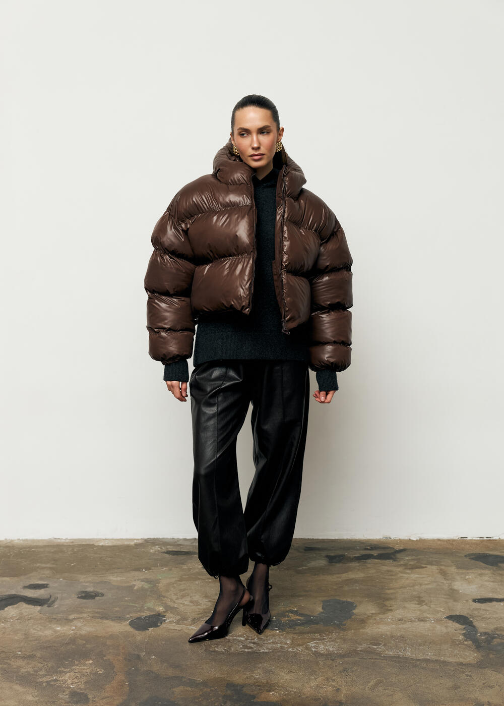 Zephyr Puffer Шоколад глянець, Універсал