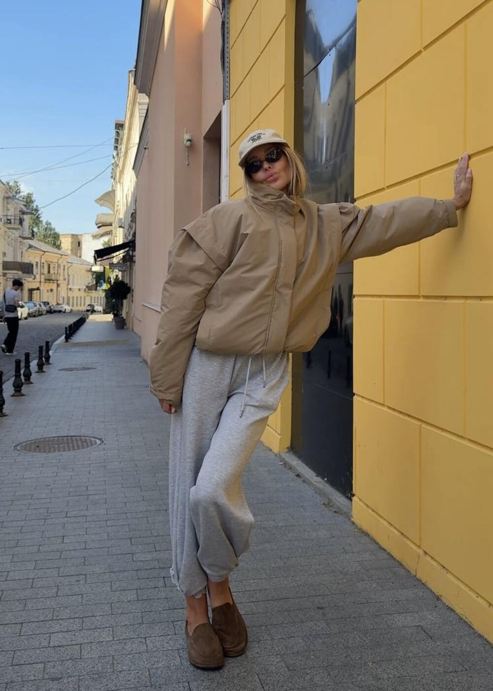 Vintage jacket Бежевий, Універсал