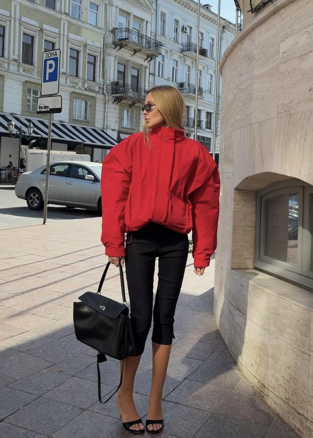 Vintage jacket Червоний, Універсал