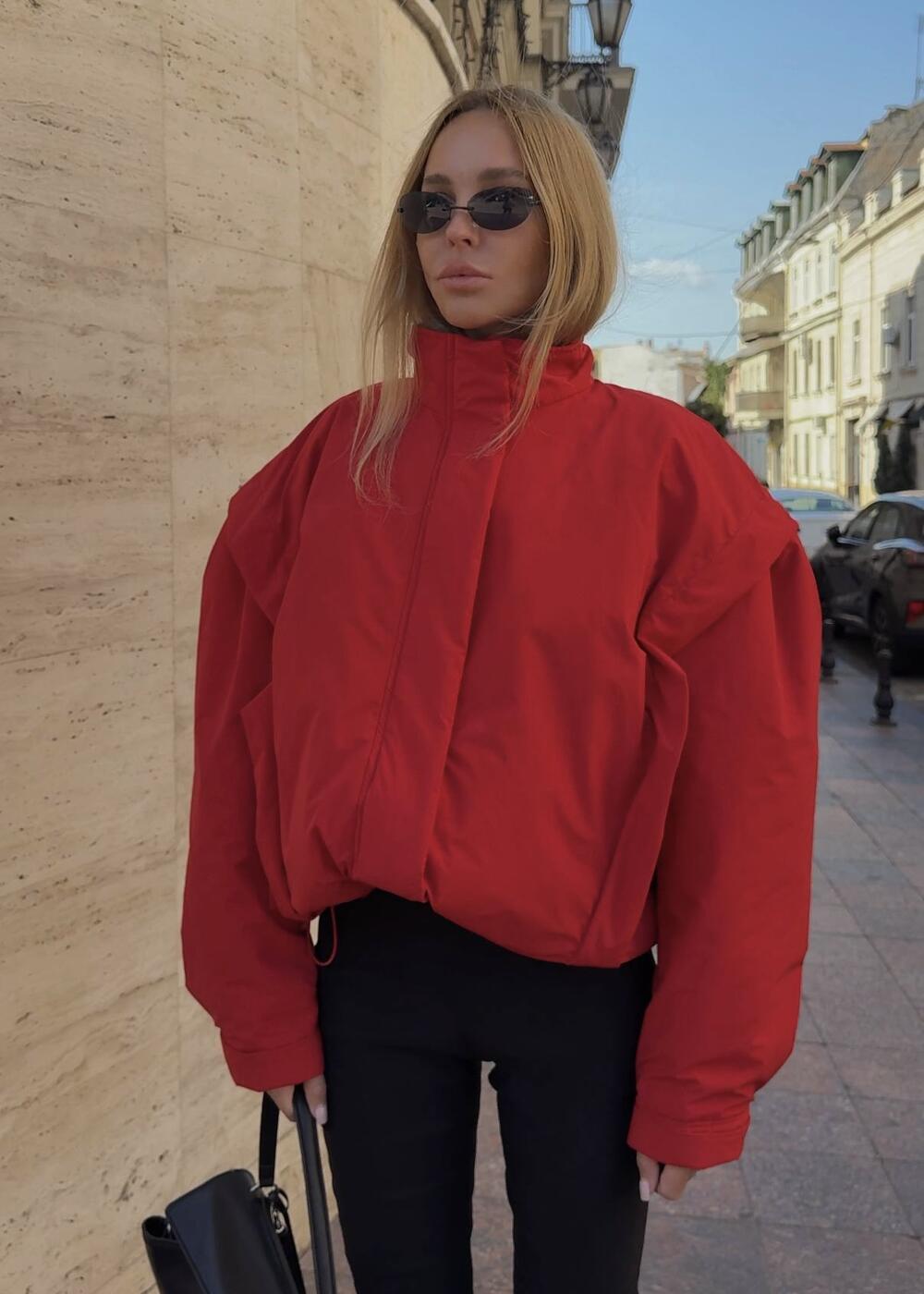 Vintage jacket Червоний, Універсал