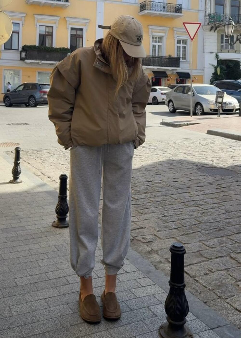 Vintage jacket Бежевий, Універсал