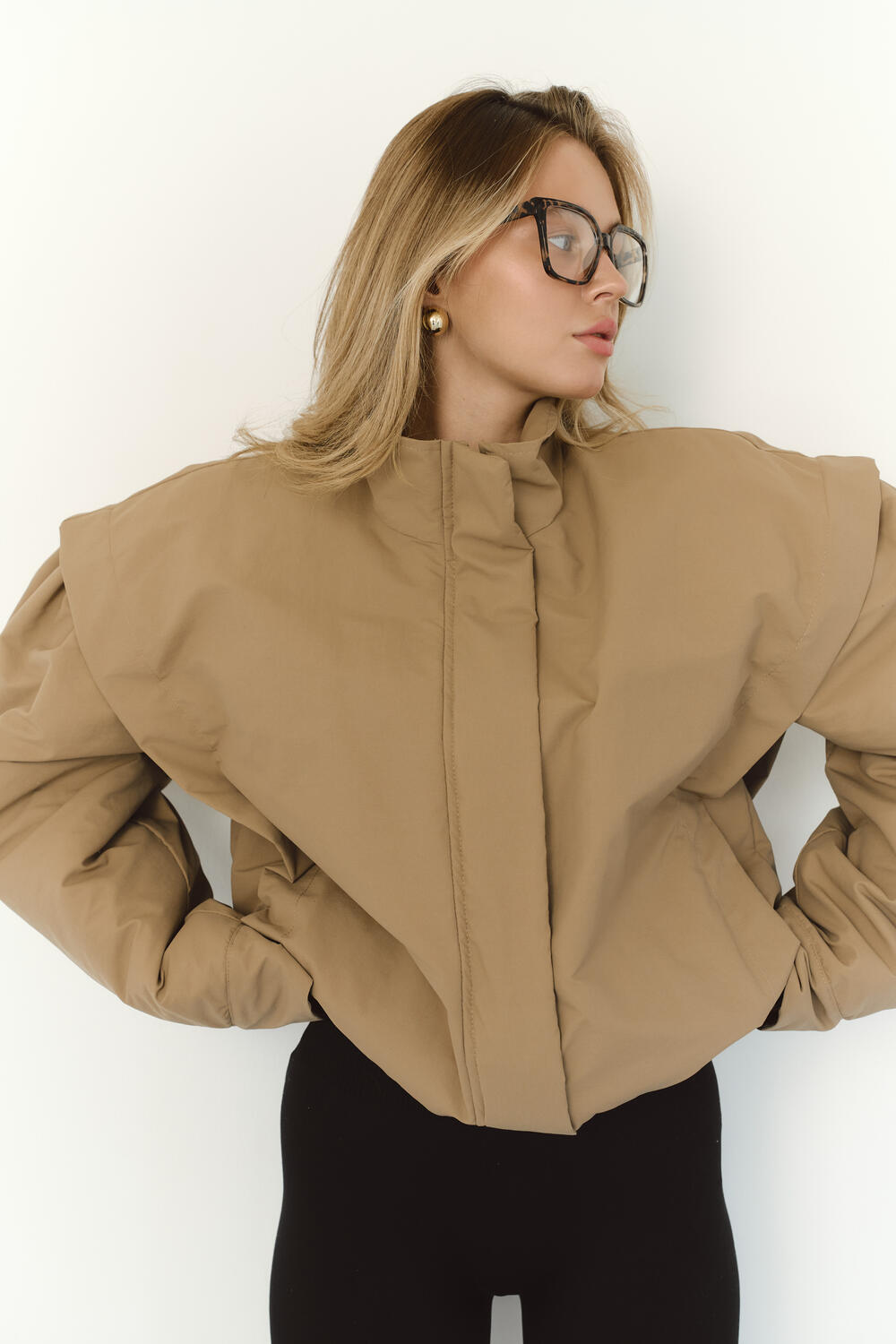 Vintage jacket Бежевий, Універсал